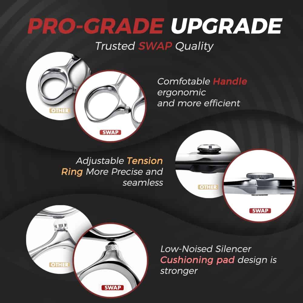 Tijeras de corte de cabello profesional SWAP - 6.0'' - Imagen 7