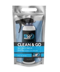 5W Auto Clean & Go - Lavado y Encerado sin Agua, Para