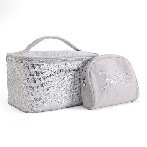 Set Juicy Couture Glitter Plateado y Velour Terry Train Duo - Imagen 3