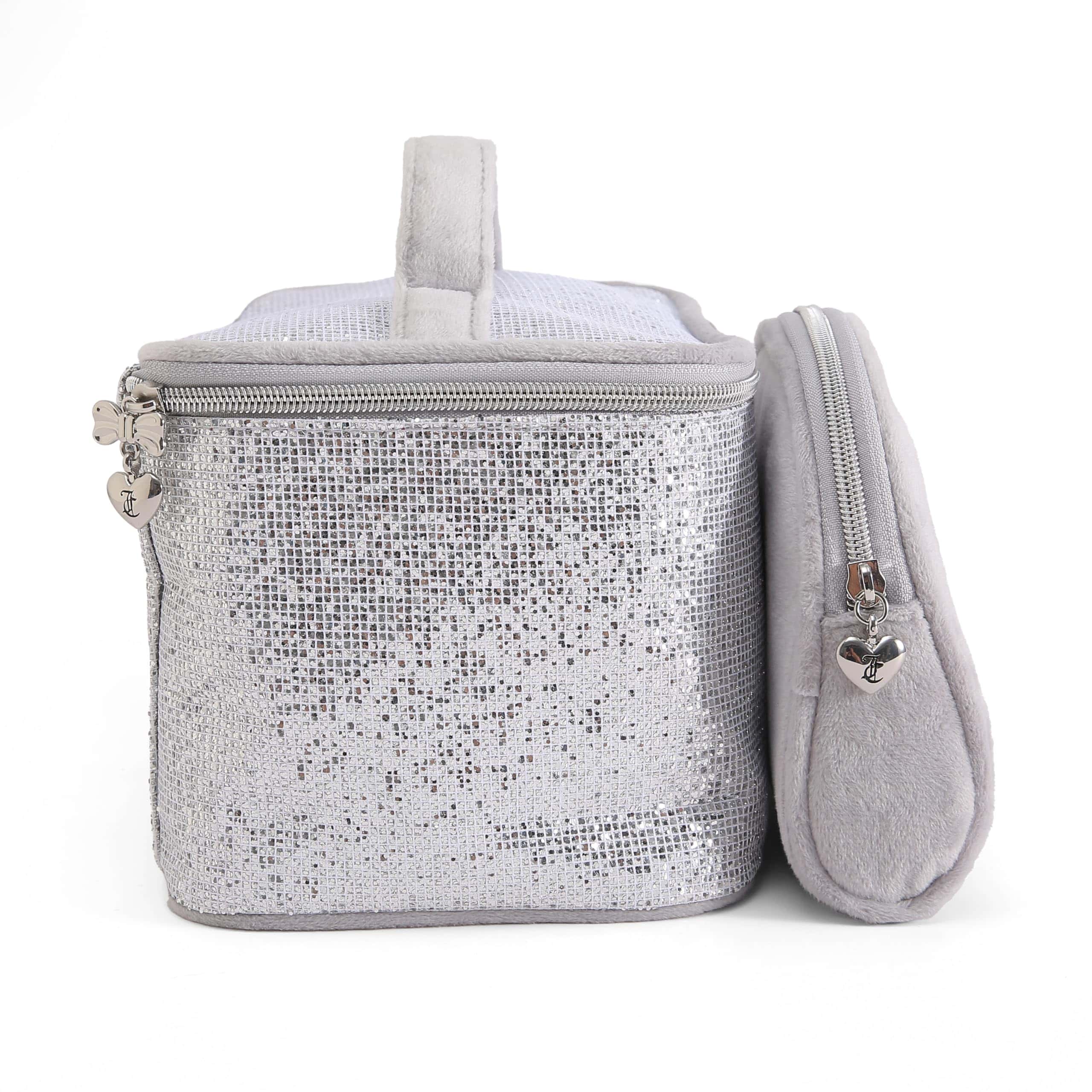 Set Juicy Couture Glitter Plateado y Velour Terry Train Duo - Imagen 4