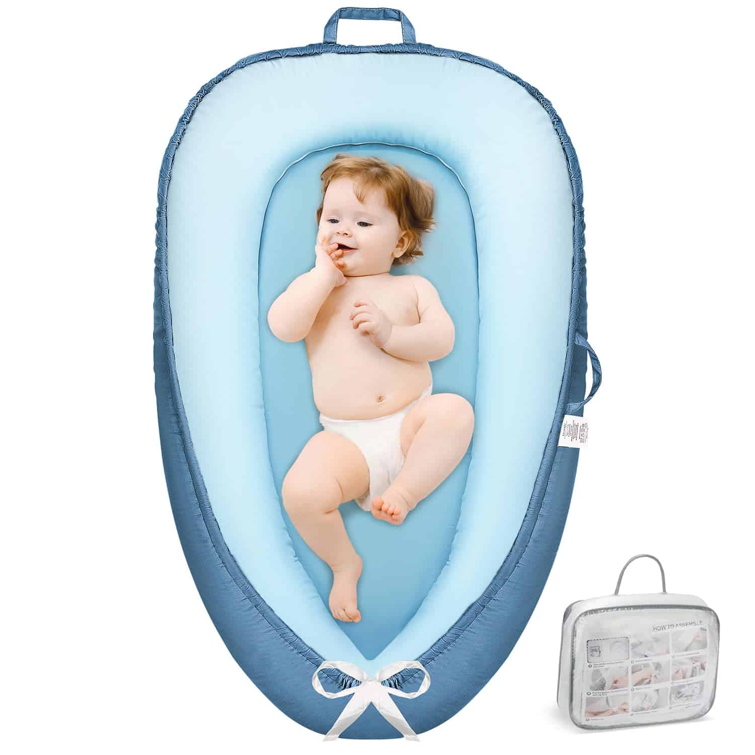 TADAKAZU Baby Lounger - Portabebés para recién nacidos de