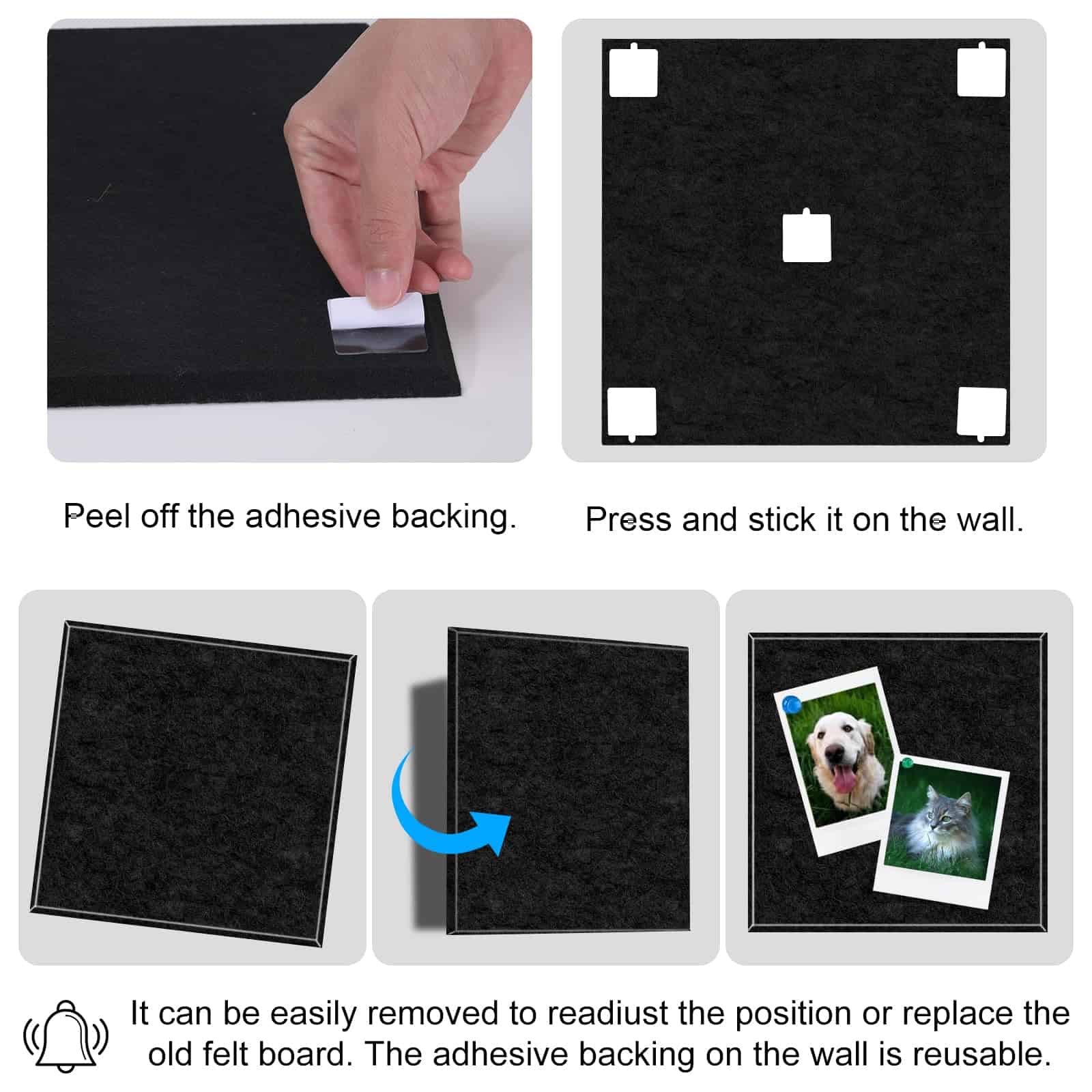 Panel Acústico Insonorización de Pared 12"X12"X0.4" Panel - Imagen 5