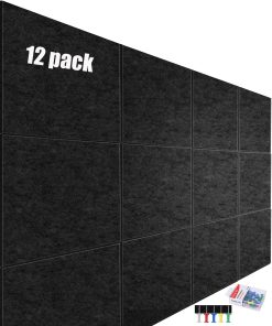 Panel Acústico Insonorización de Pared 12"X12"X0.4" Panel
