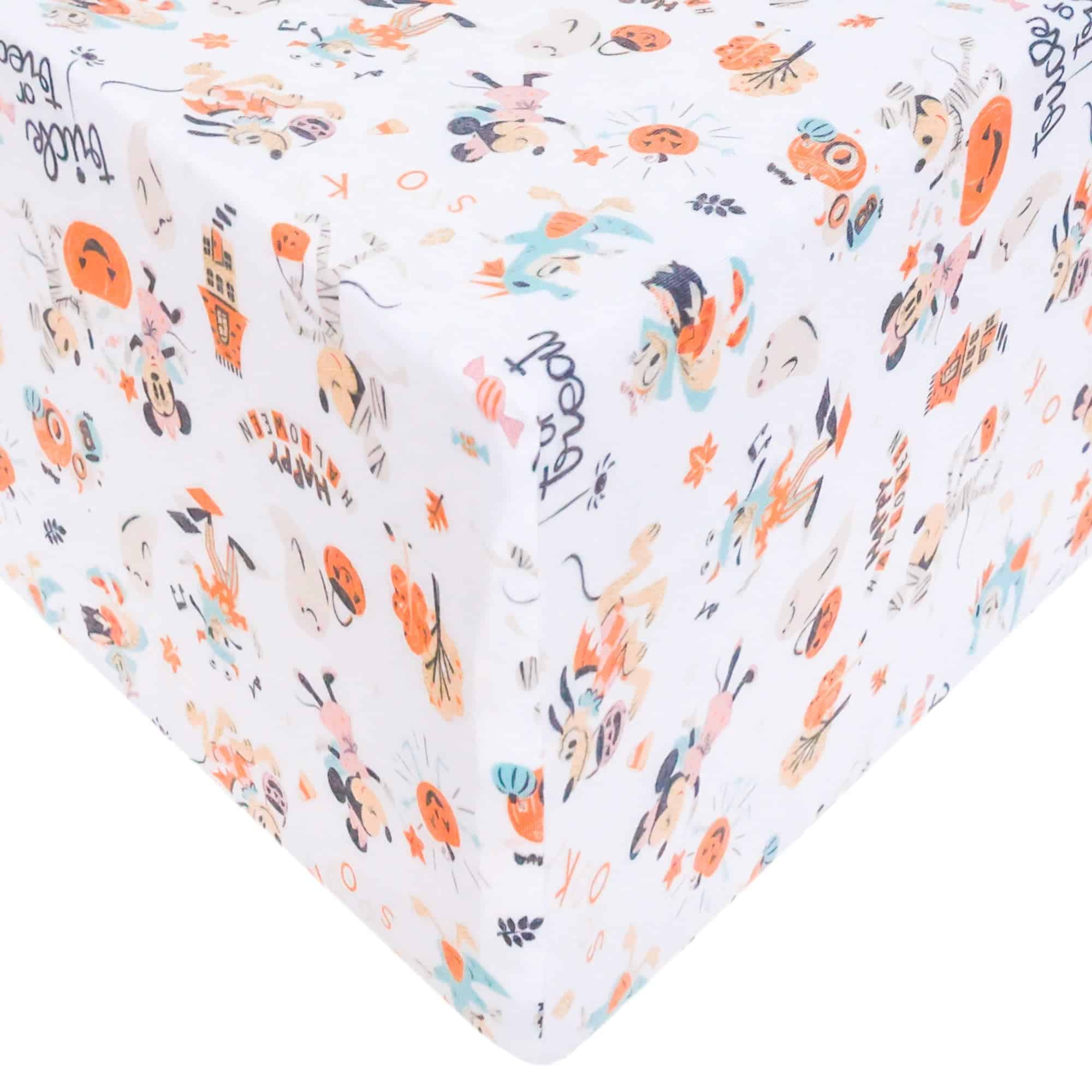 Sábana Ajustable de Punto de Cobre de Alta Calidad 'Mickey