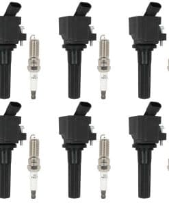 ECCPP UF497 6 bobinas de encendido con 6 bujías de iridio,