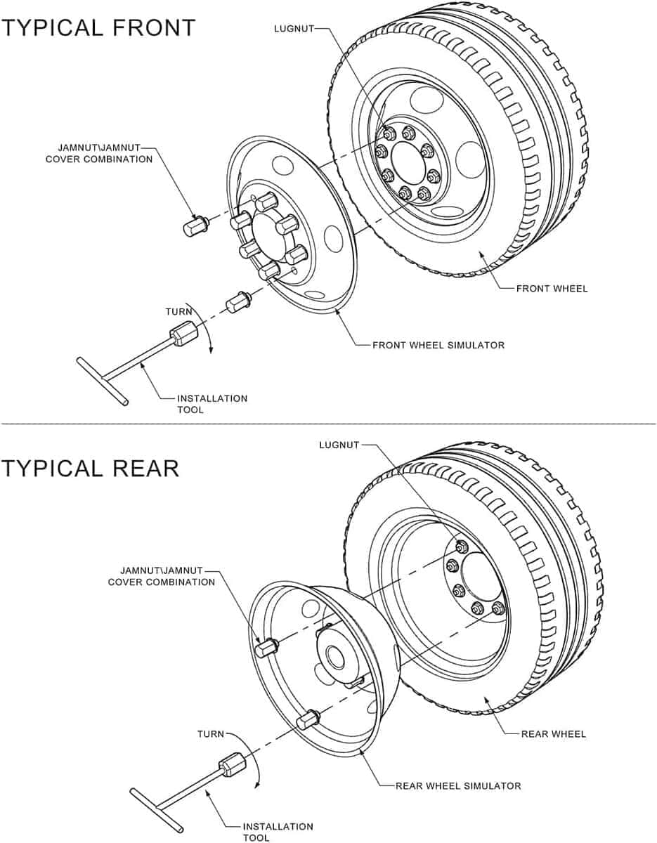 Lifeinfinity 2 Delanteros y 2 Traseros 19.5" Simuladores de - Imagen 10