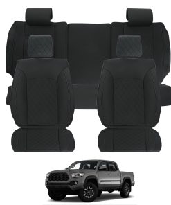 Fundas de Asiento de Cuero ROCCS para -Negro