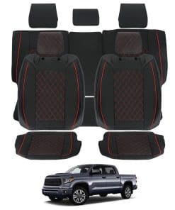 Fundas de Asiento de Cuero ROCCS para 5 Asientos Ajuste