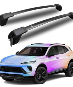 Rieles de techo de aleación de -Negro