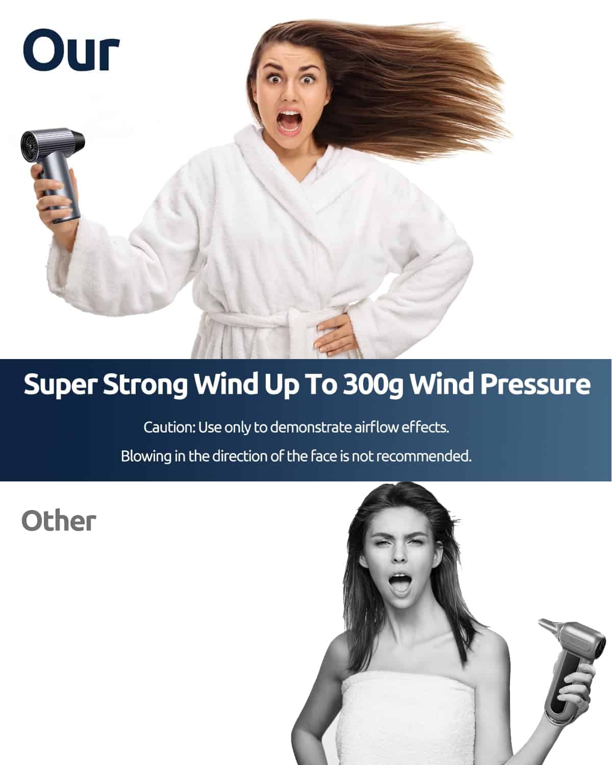 Soplador de aire eléctrico COSANO Full-Metal Jet Dry Mini - Imagen 8