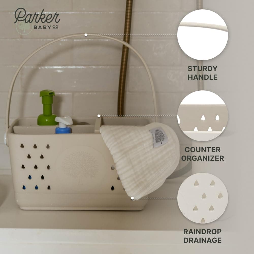 Organizador de baño Parker Baby | Libre de BPA y grado - Imagen 5