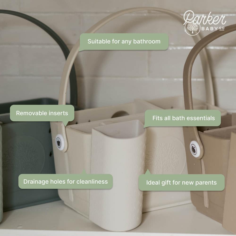 Organizador de baño Parker Baby | Libre de BPA y grado - Imagen 4