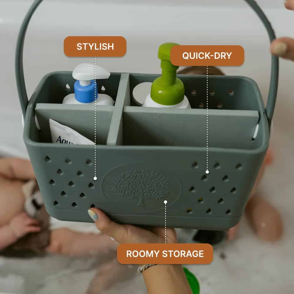 Organizador de baño Parker Baby | Caddy para Ducha Libre de - Imagen 6