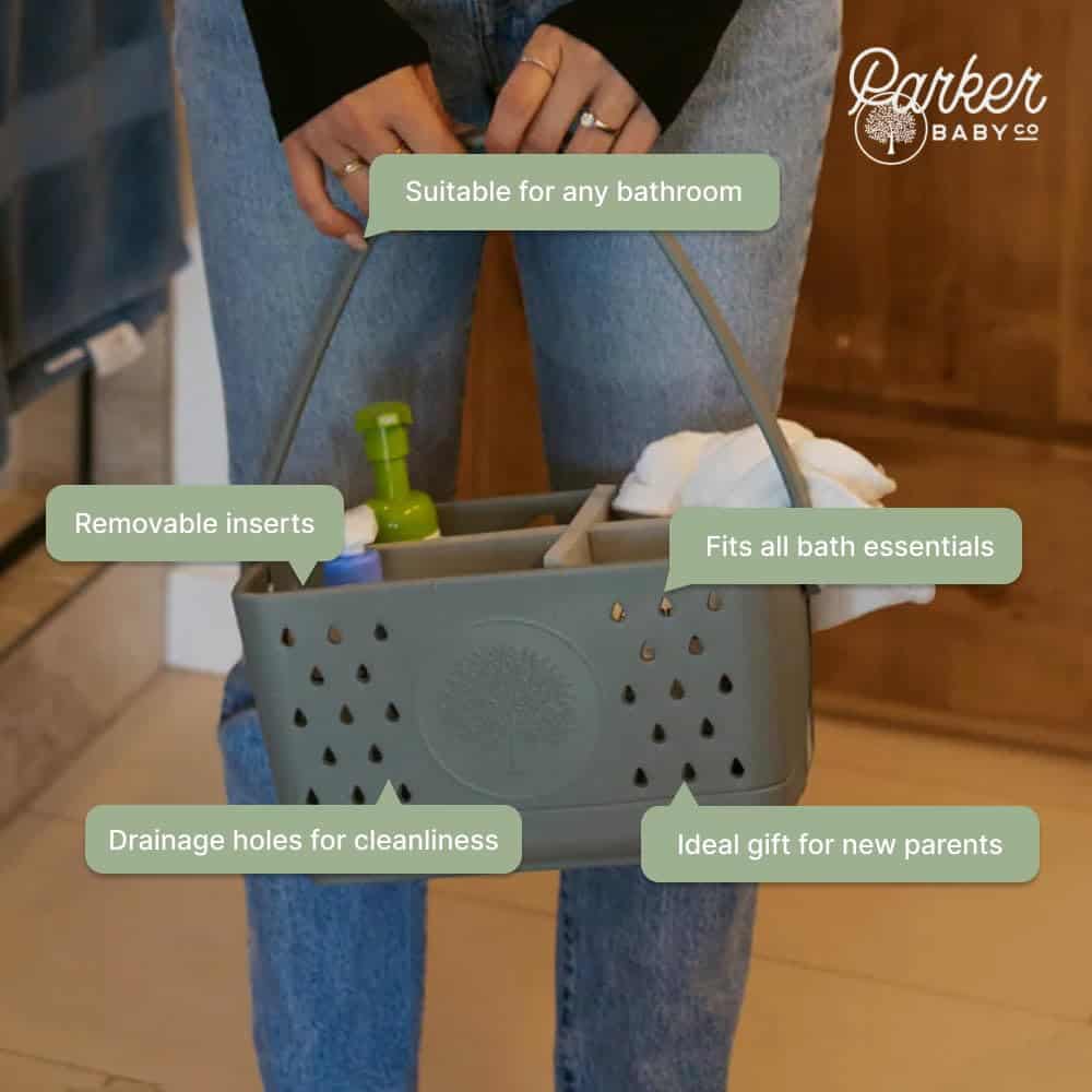 Organizador de baño Parker Baby | Caddy para Ducha Libre de - Imagen 4