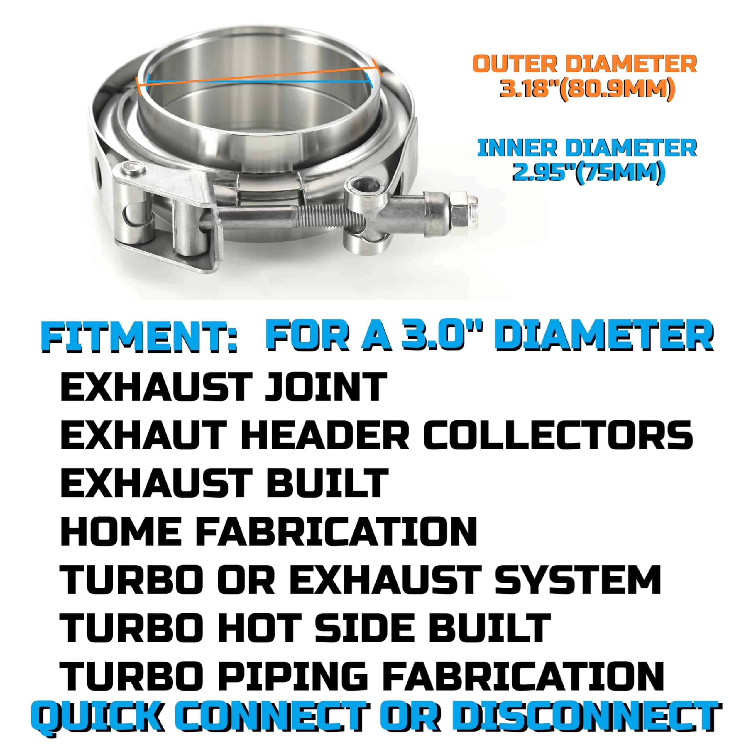 Abrazadera de Banda en V de Acero Inoxidable de Liberación - Imagen 4