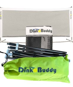 Red de pickleball Dink Buddy - Altura regulable mini red de