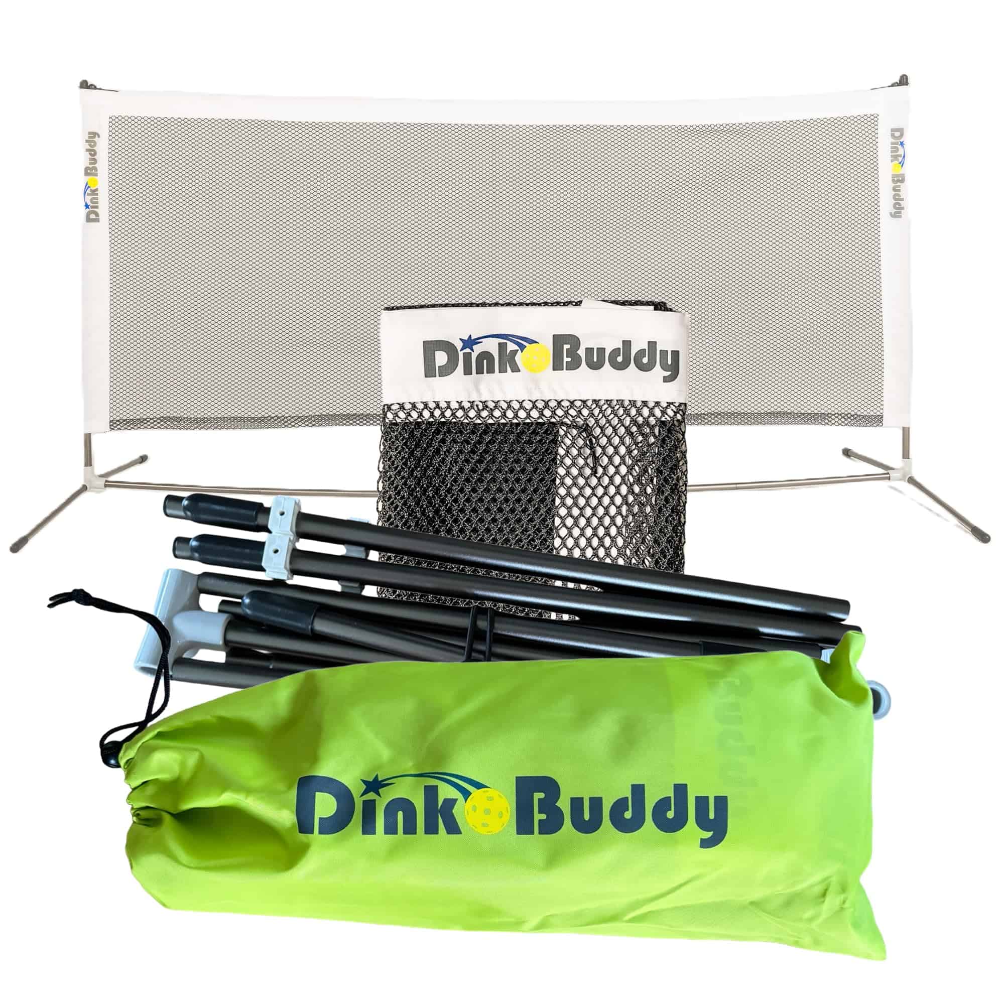 Red de pickleball Dink Buddy - Altura regulable mini red de