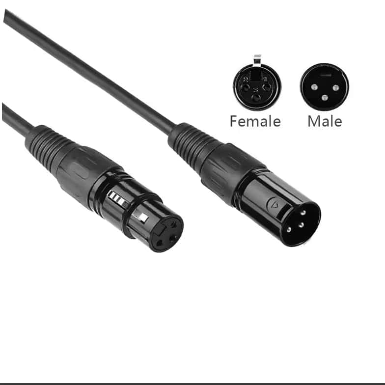 Cables DMX PDGTOP, Paquete de 10, 3.2 pies (0.98 m), 3 Pin - Imagen 4