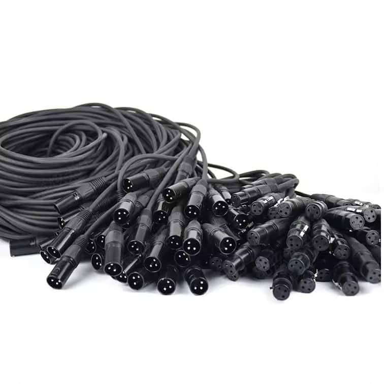Cables DMX PDGTOP, Paquete de 10, 3.2 pies (0.98 m), 3 Pin - Imagen 6