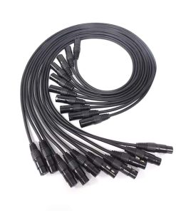 Cables DMX PDGTOP, Paquete de 10, 3.2 pies (0.98 m), 3 Pin