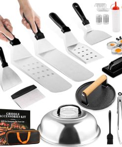 Kit de Accesorios para Parrilla Plancha, 29 Piezas para