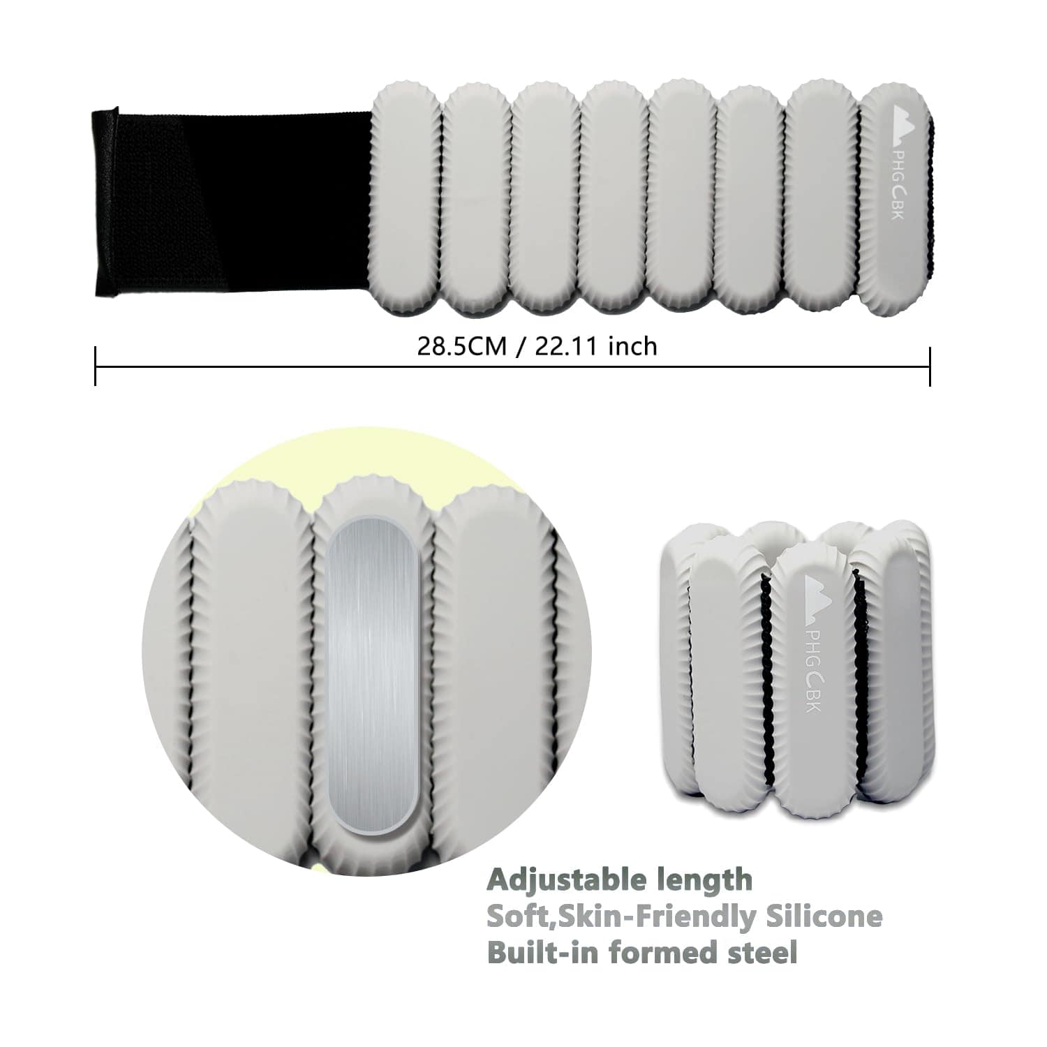 Pesas de muñeca y tobillo de 2 lb para mujer - Juego de - Imagen 6