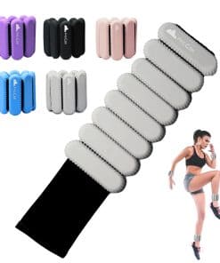 Pesas de muñeca y tobillo de 2 lb para mujer - Juego de