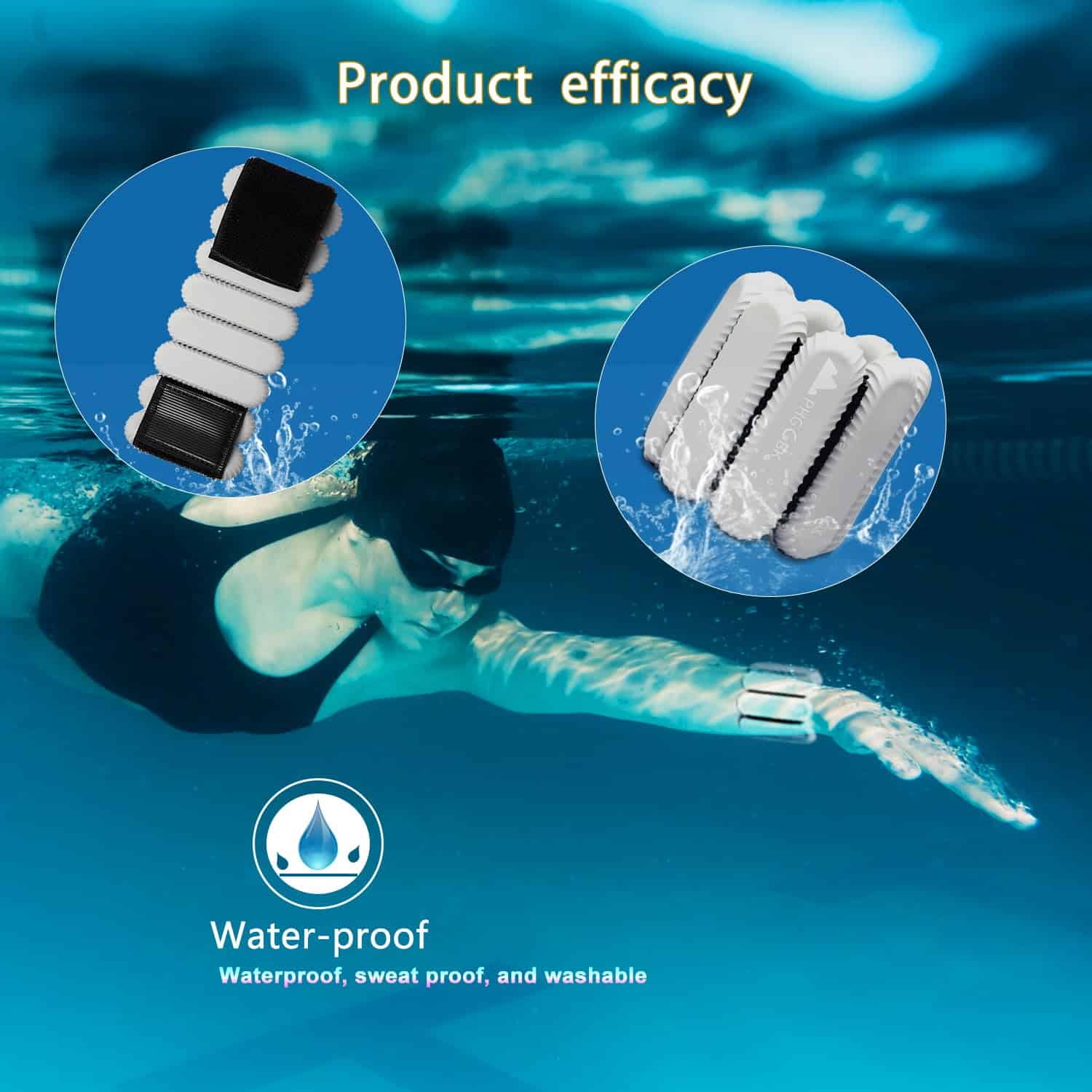 Pesas de muñeca y tobillo de 2 lb para mujer - Juego de - Imagen 5