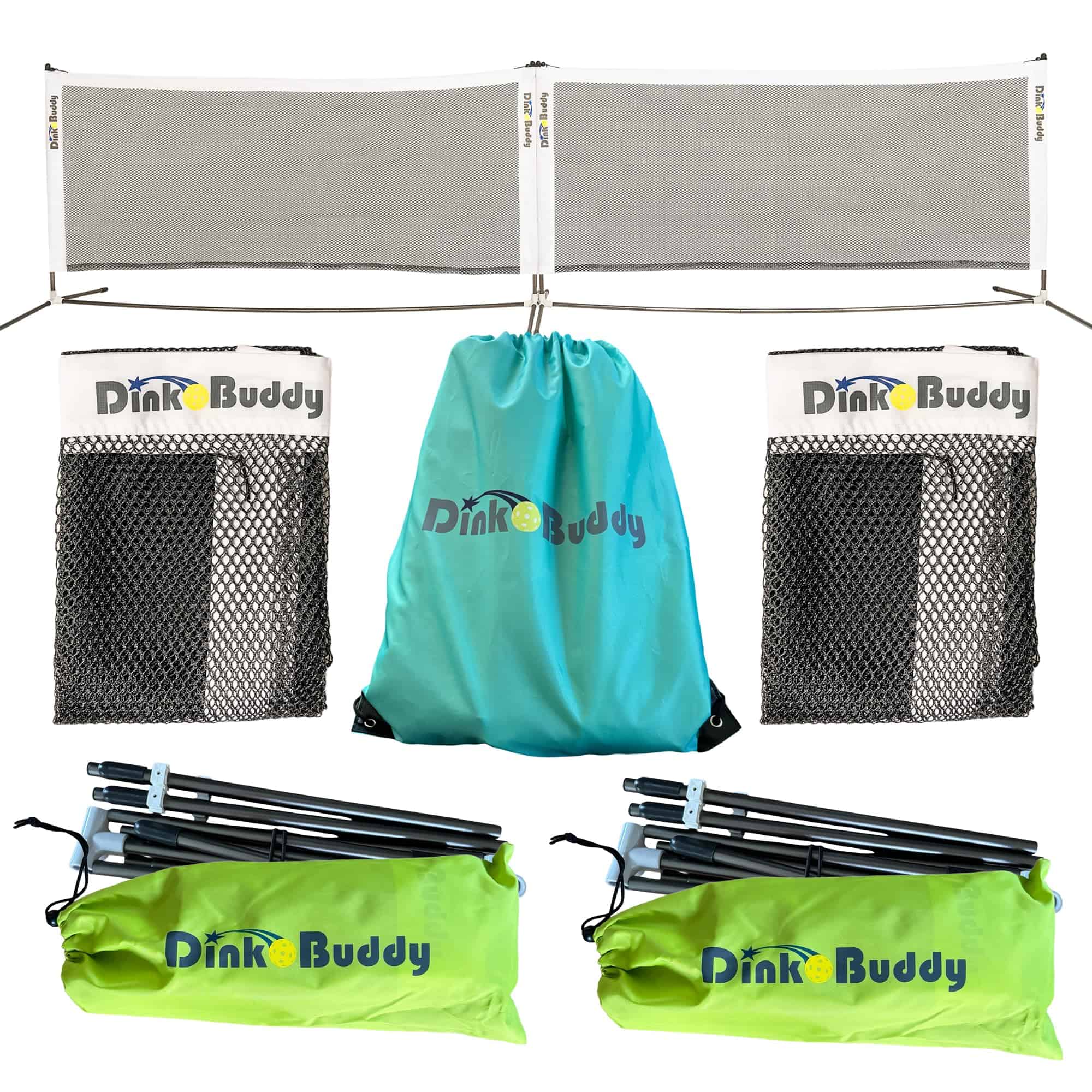 Sistema de Red de Pickleball Dink Buddy Ligero con Marco