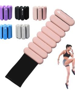 Pesas para muñecas y tobillos de 2 libras para mujeres -