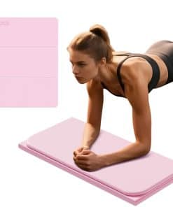 Tapete de Yoga Plegable para Mujeres, 1.0" Grueso Cojín de