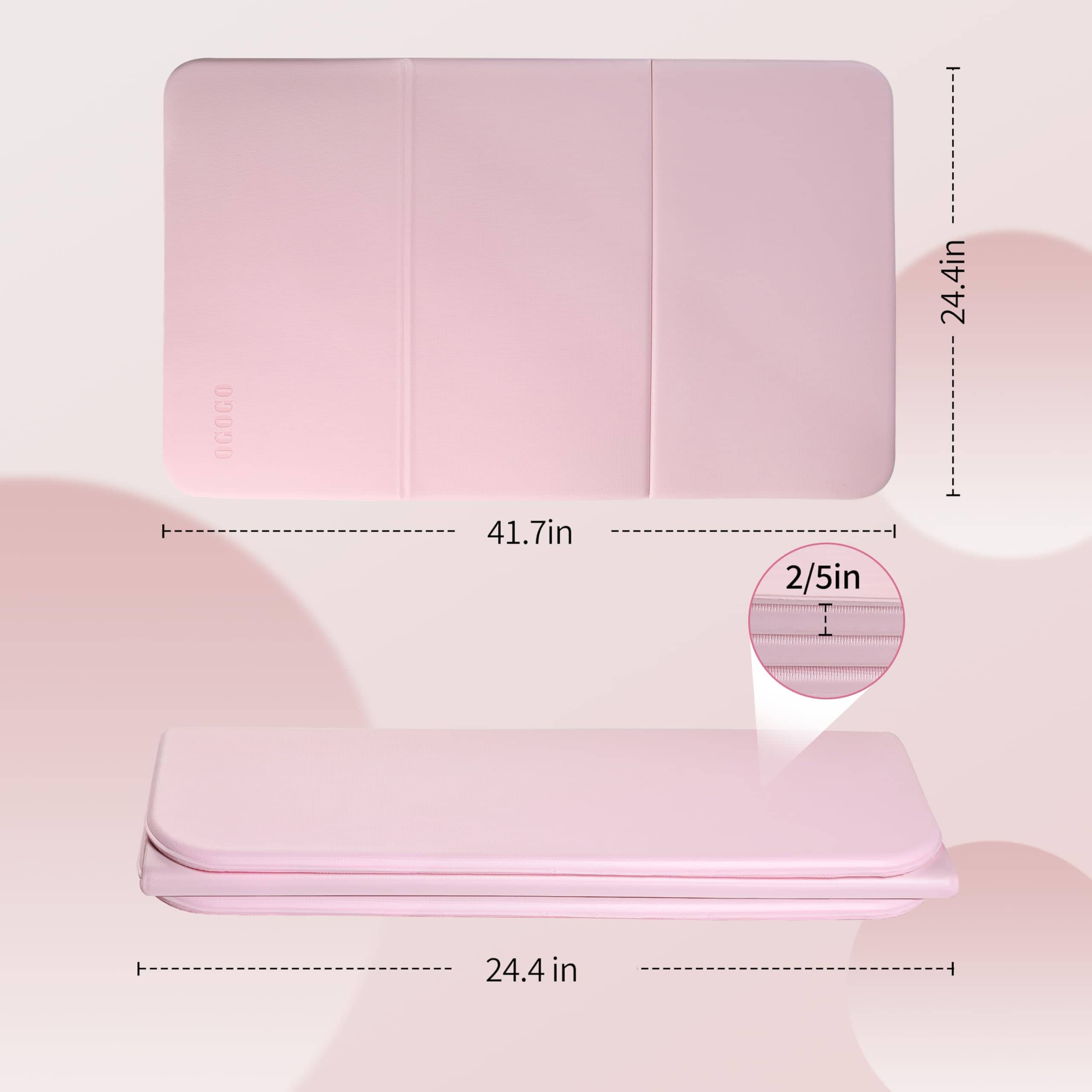 Tapete de Yoga Plegable para Mujeres, 1.0" Grueso Cojín de - Imagen 3