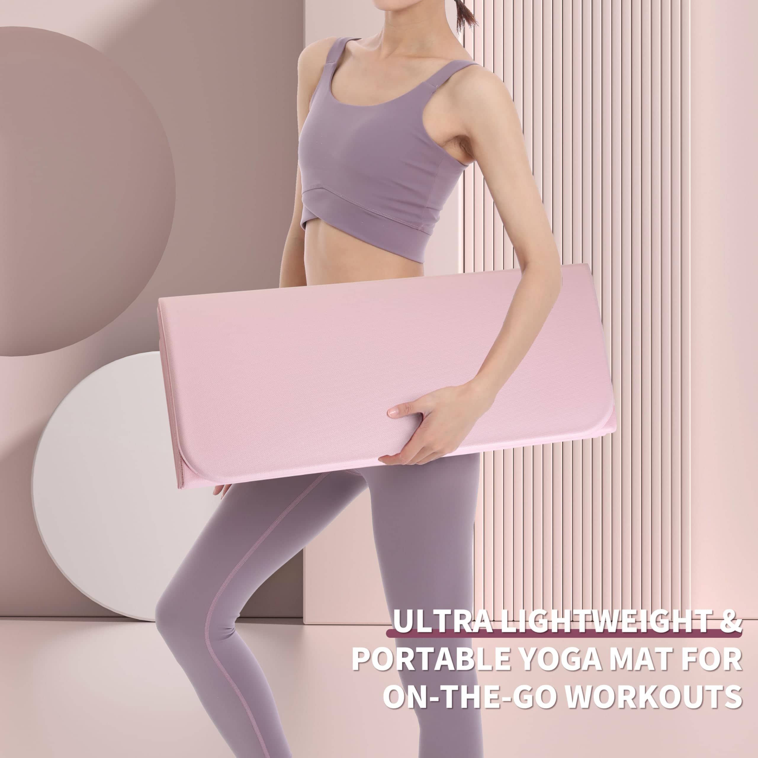 Tapete de Yoga Plegable para Mujeres, 1.0" Grueso Cojín de - Imagen 8