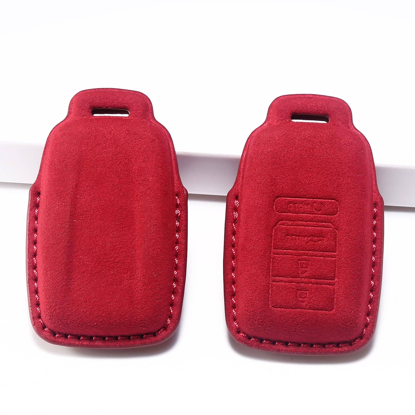 CUIBUKUG Funda de Cuero Genuino para Llavero, Compatible - Imagen 6