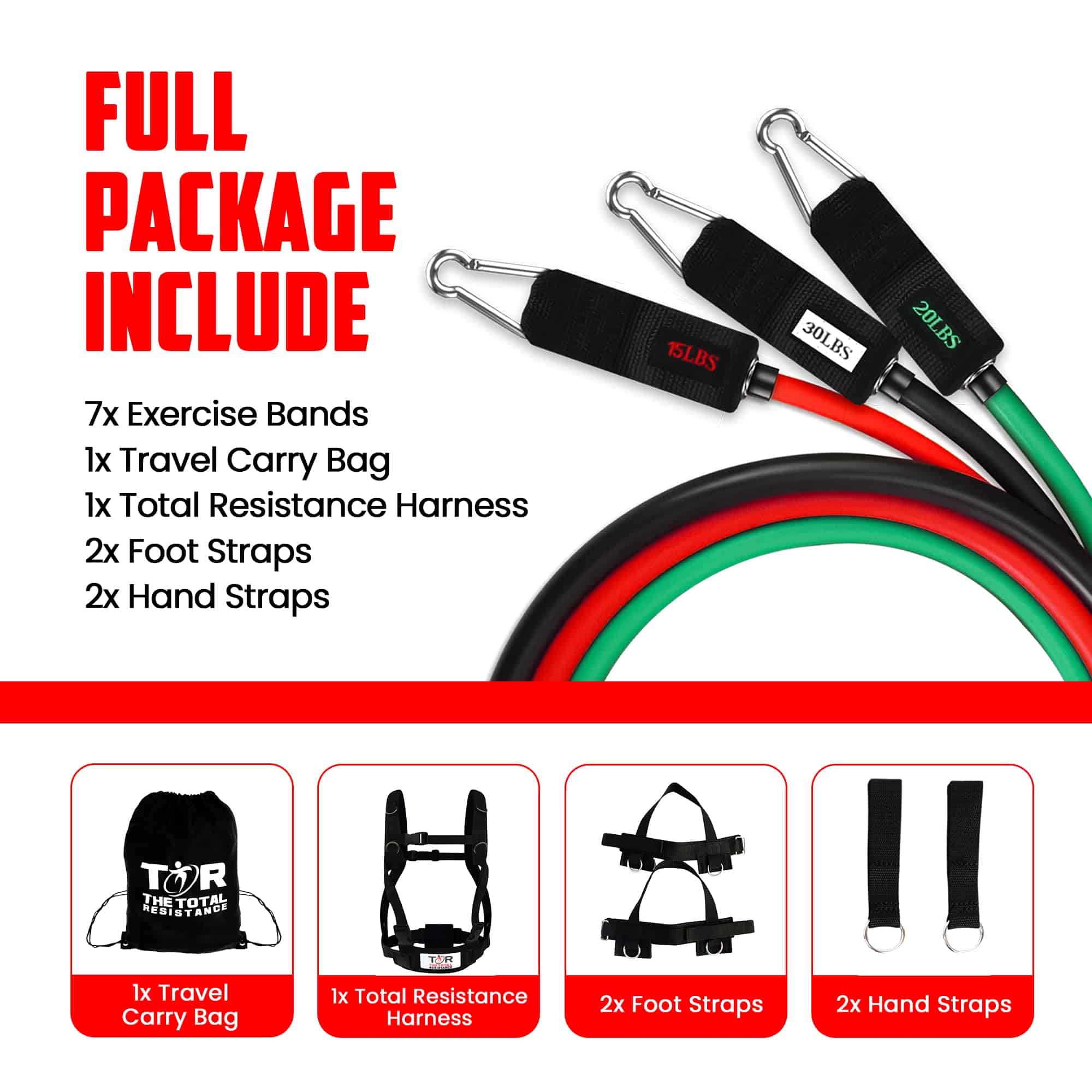 Arnes Total Resistance TR Fit Clubs. 12 lbs, 12" x 9" x 6". - Imagen 3