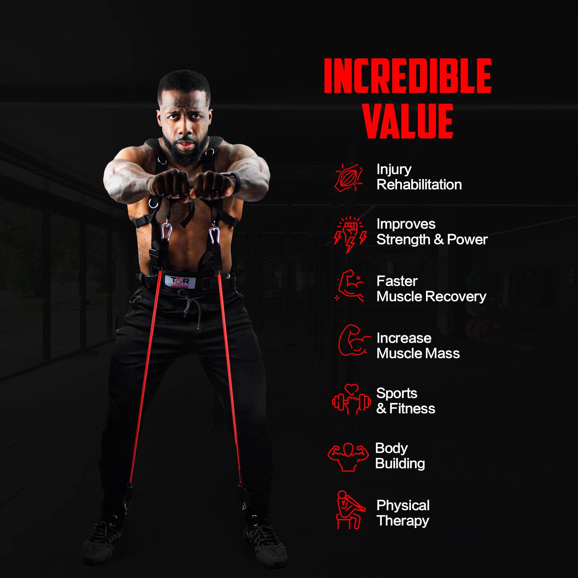 Arnes Total Resistance TR Fit Clubs. 12 lbs, 12" x 9" x 6". - Imagen 5