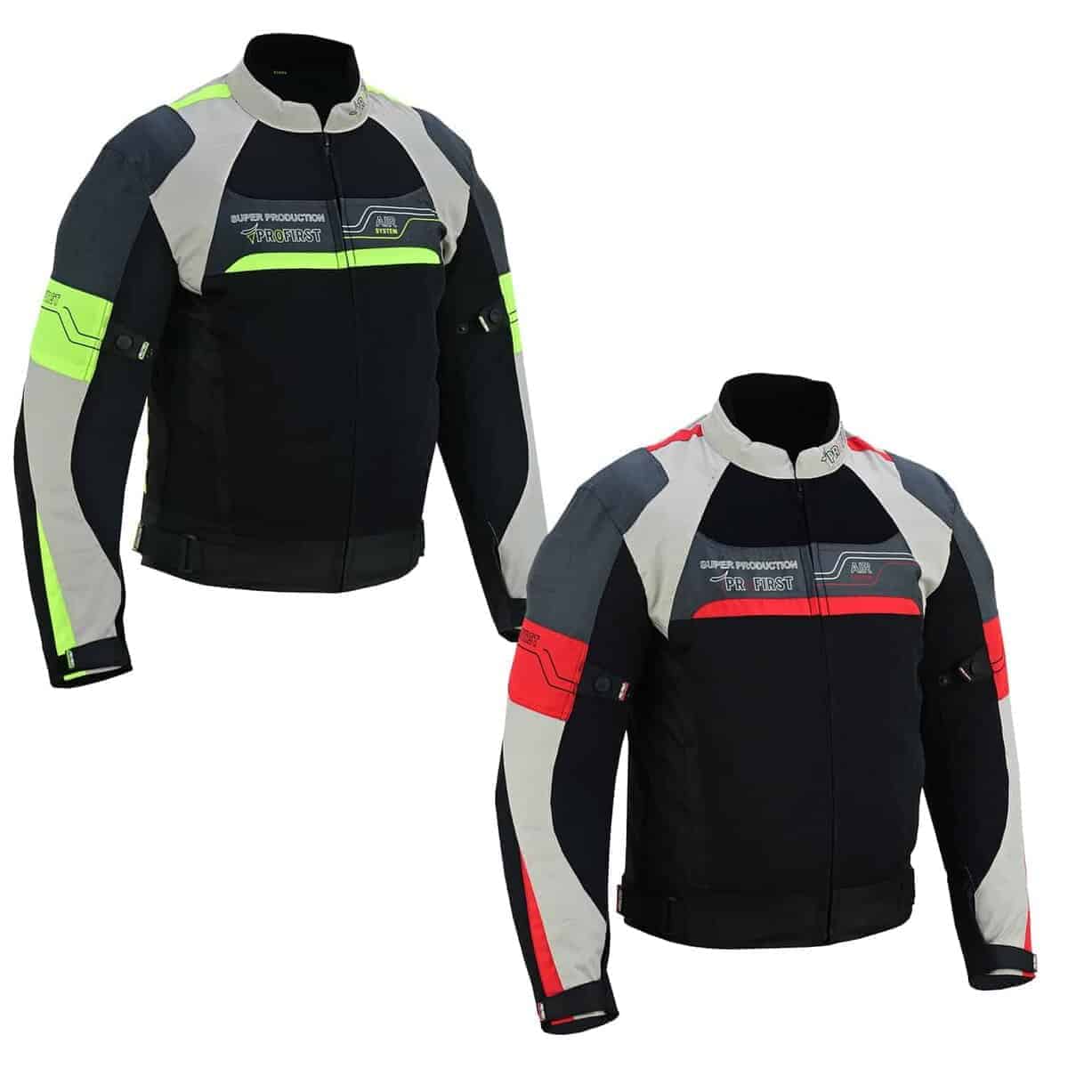 Chaqueta de moto para hombre PROFIRST -Verde