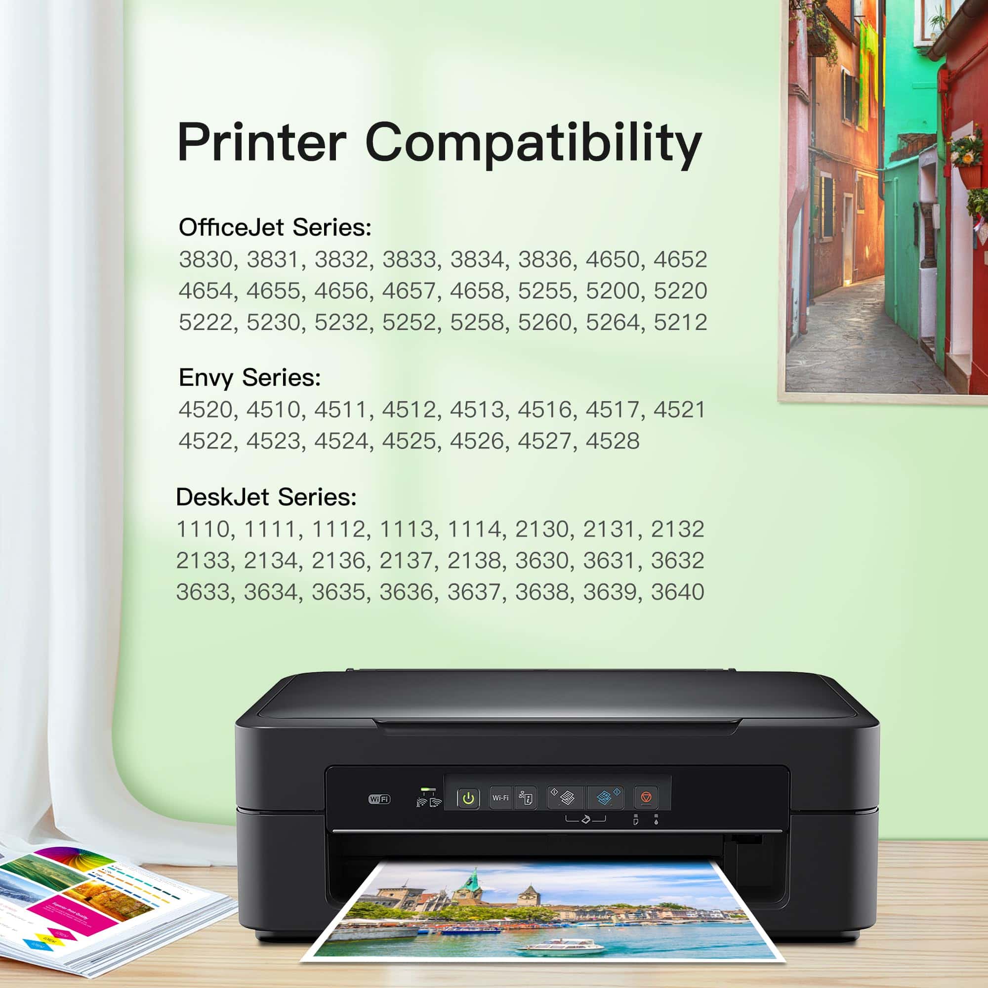 Impresora todo en uno inalámbrica a color HP OfficeJet - Imagen 3