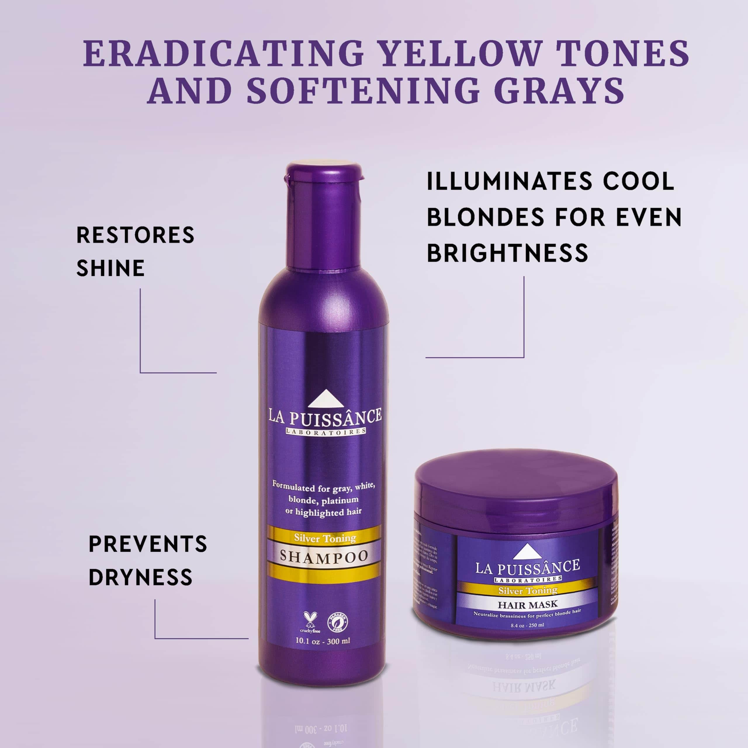 Conjunto de Cuidado Capilar Morado LA PUISSANCE - Champú y - Imagen 4