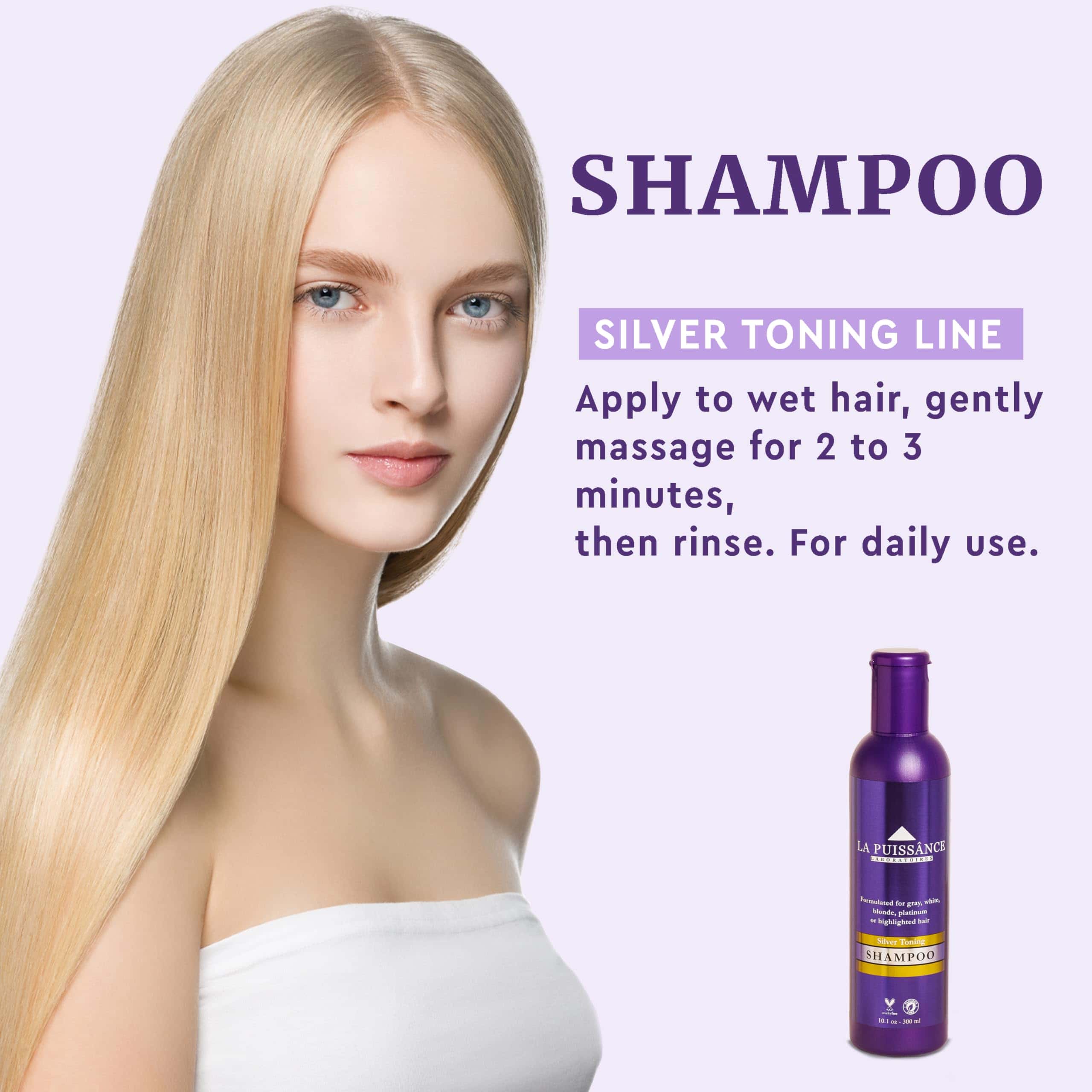 Conjunto de Cuidado Capilar Morado LA PUISSANCE - Champú y - Imagen 5