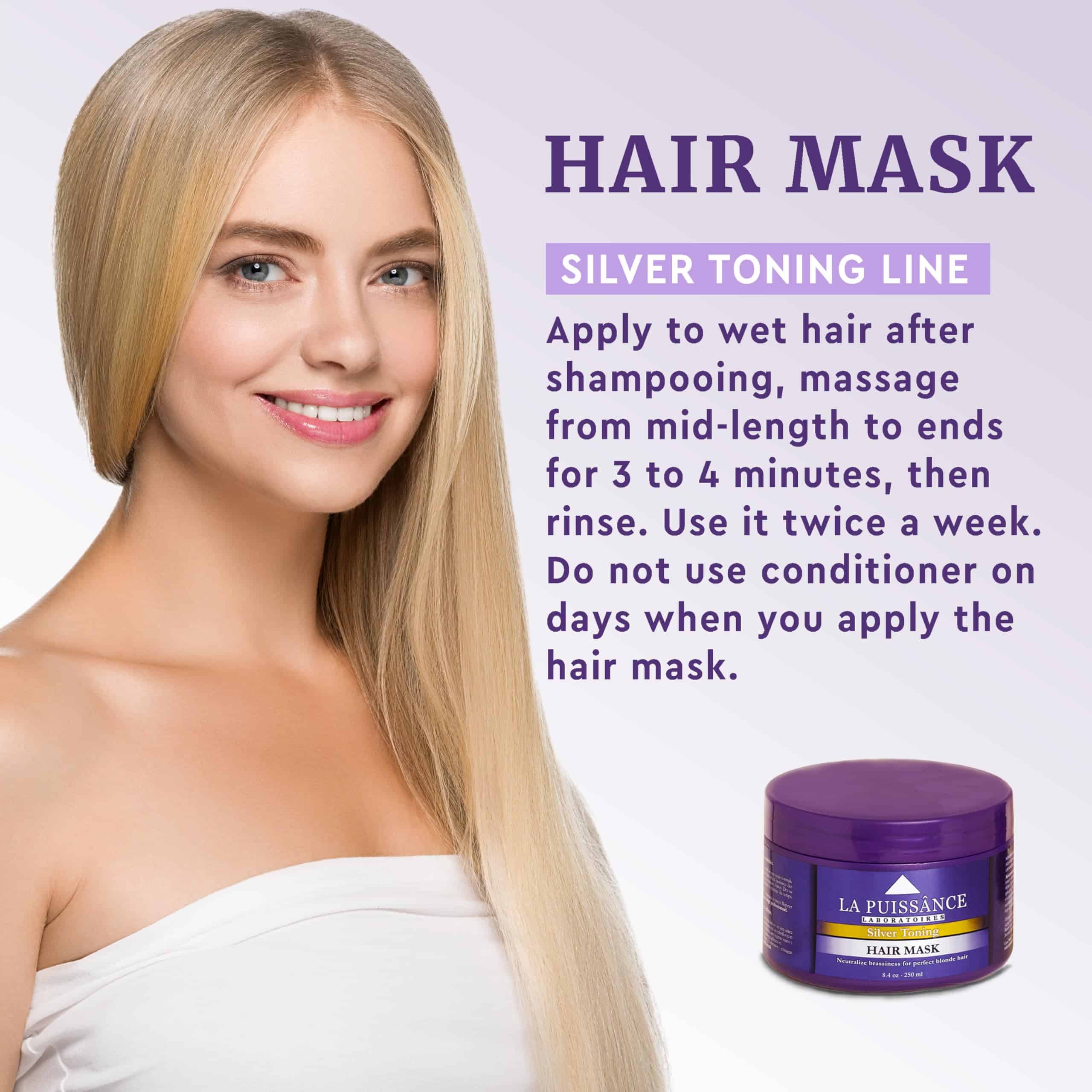 Conjunto de Cuidado Capilar Morado LA PUISSANCE - Champú y - Imagen 6