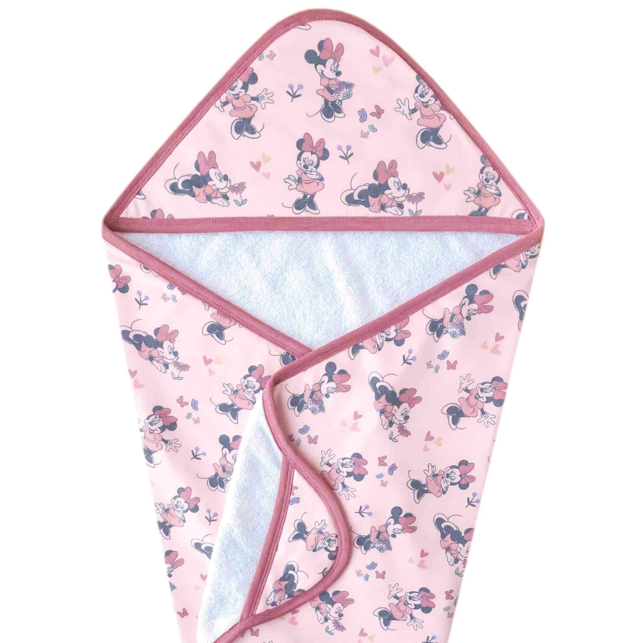 Toalla de baño con capucha de punto premium "Minnie Mouse"