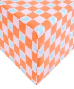 Sábana de Cuna Ajustada de Punto de Copper Pearl/Toddler