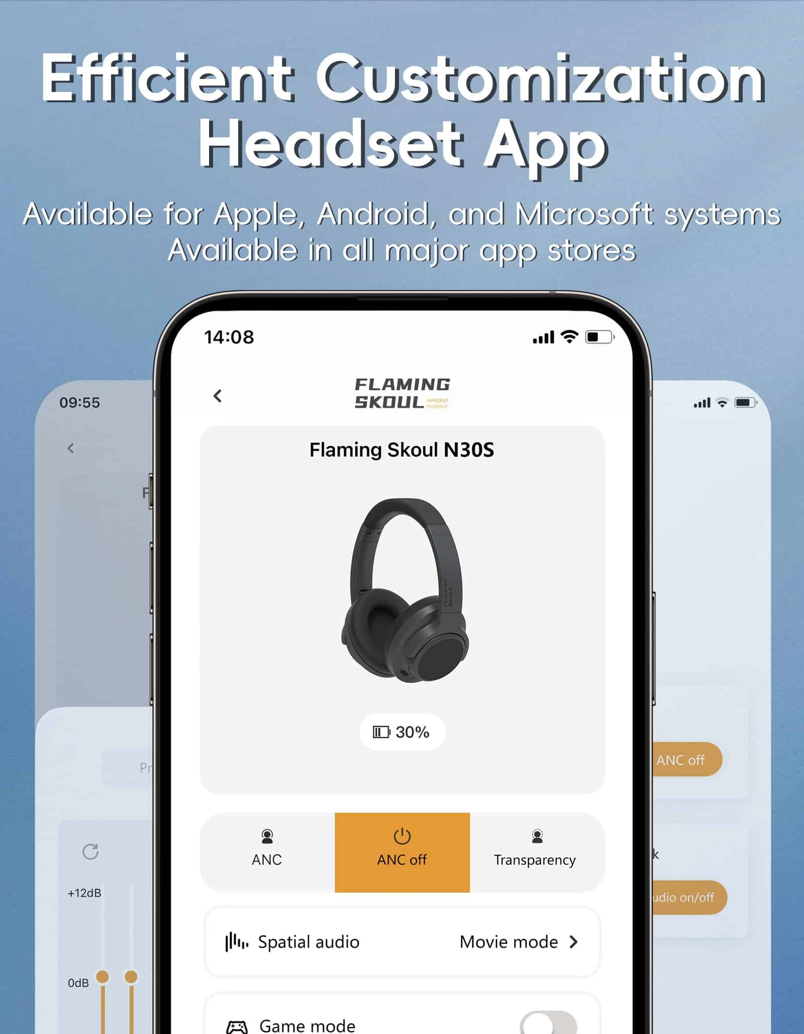 Audífonos inalámbricos over-ear FLAMING SKOUL N30S - - Imagen 8