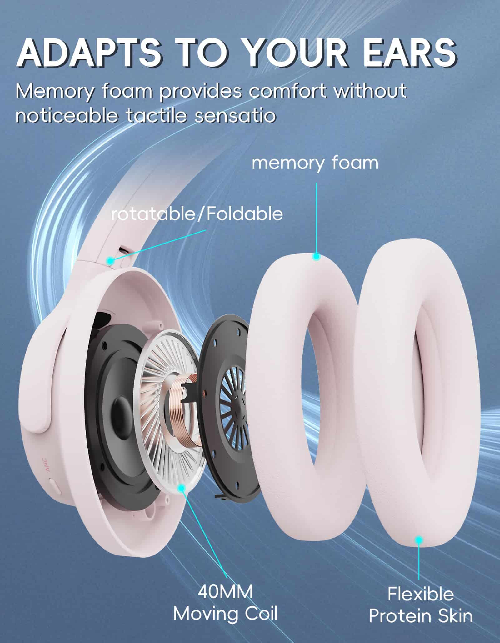 Audífonos inalámbricos over-ear FLAMING SKOUL N30S - - Imagen 6