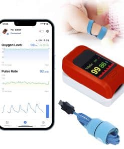 Monitor de Oxígeno para Bebés con Aplicación Bluetooth,