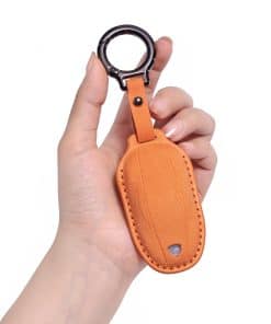 CUBIERTA DE CUERO GENUINO CUIBUKUG para Llave Fob de Tesla
