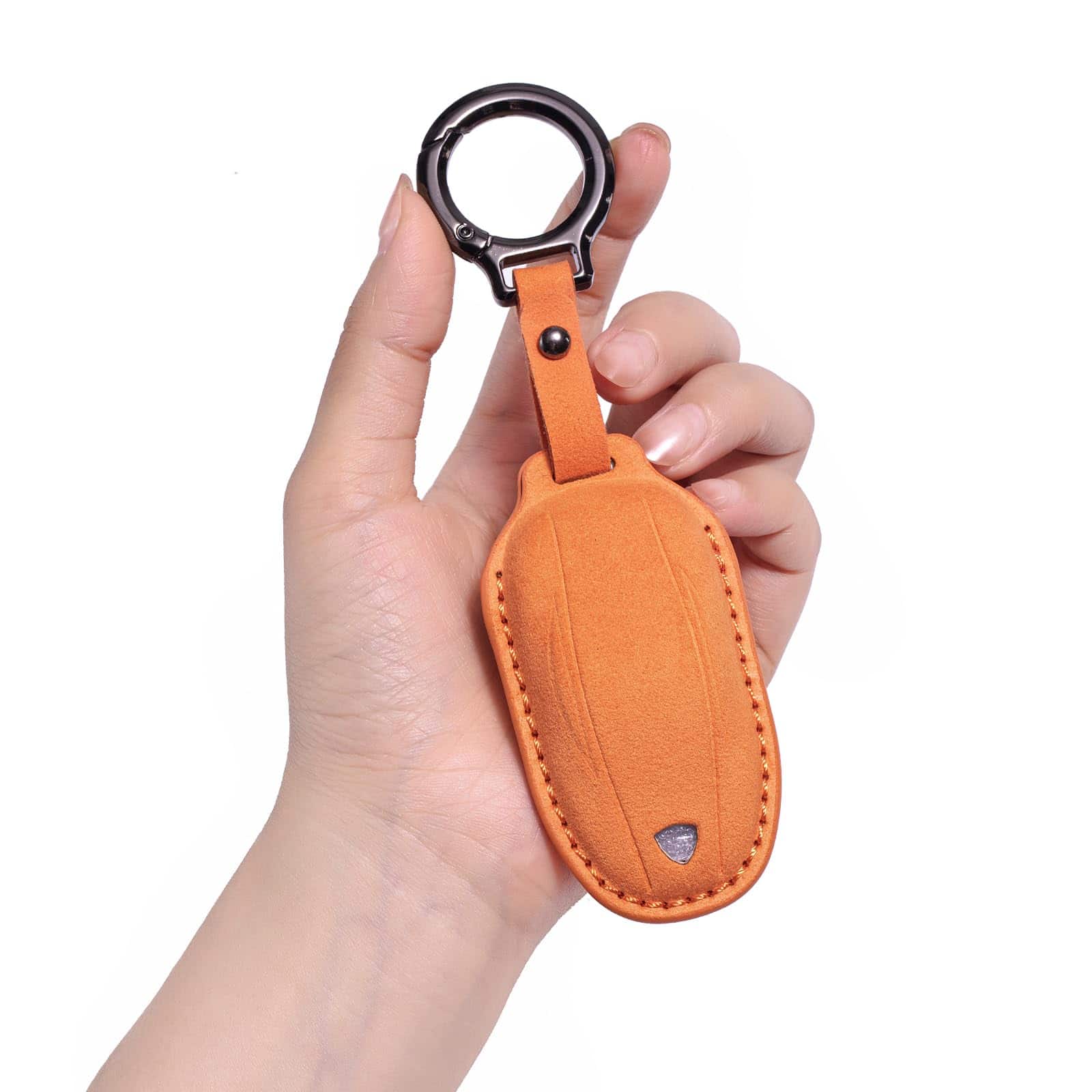 CUBIERTA DE CUERO GENUINO CUIBUKUG para Llave Fob de Tesla