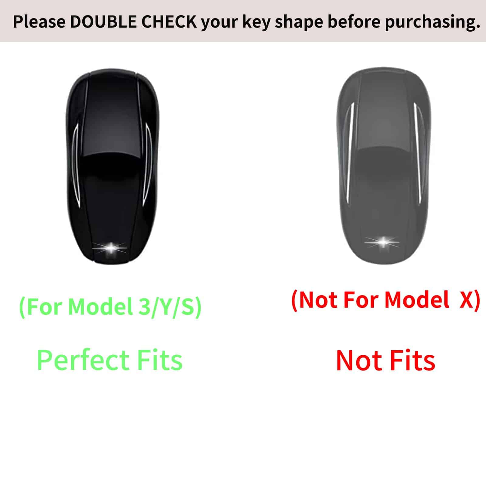 CUIBUKUG para Funda de Llave de Cuero Genuino de Tesla - Imagen 4