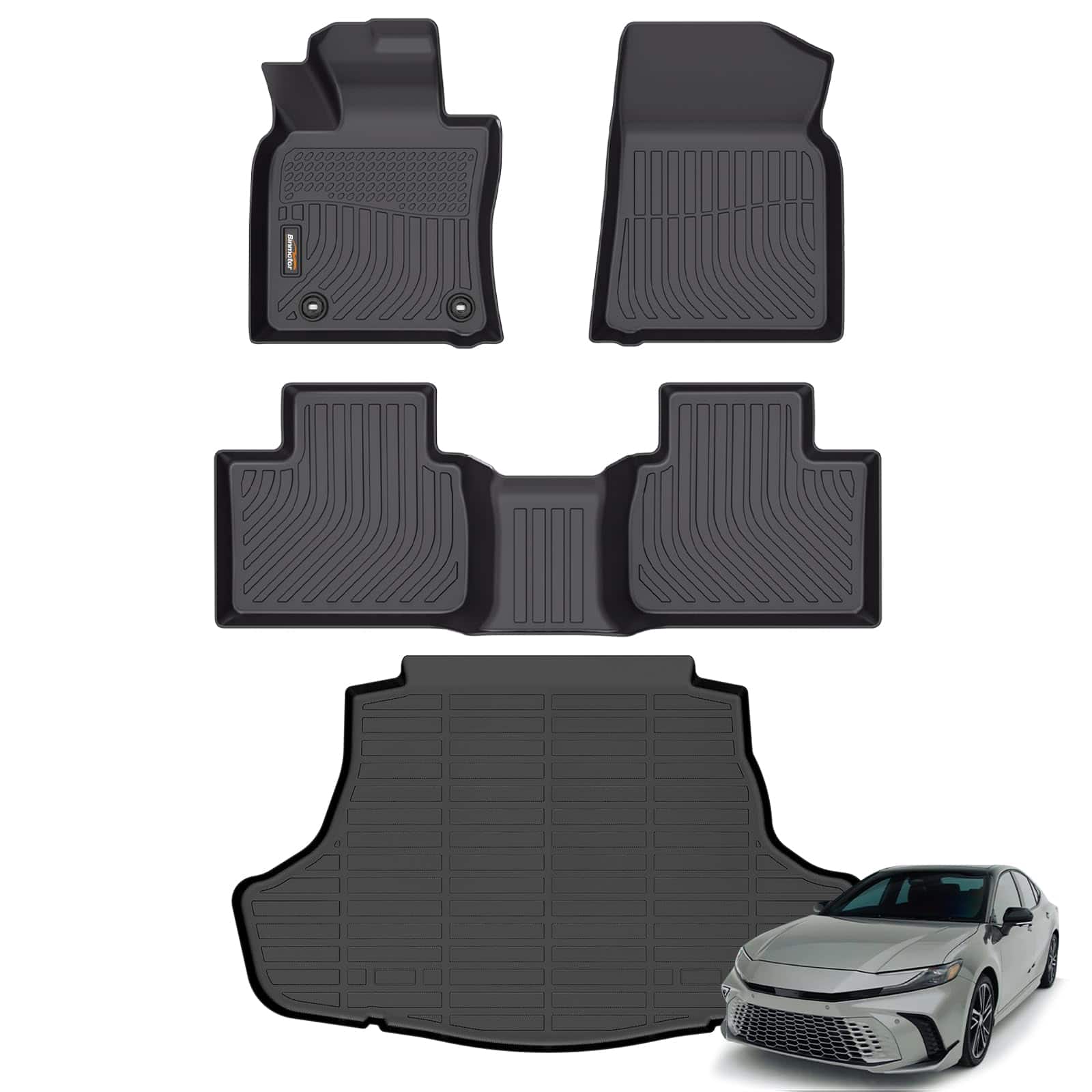 Juego de Tapetes Binmotor con Protector de Carga para